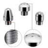 New Nozzle Clean Shower Head,2 Shower Heads 3 Aluminum Cleaner