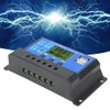 Solar Panel Controller LCD Display Battery Charge Control Dual USB