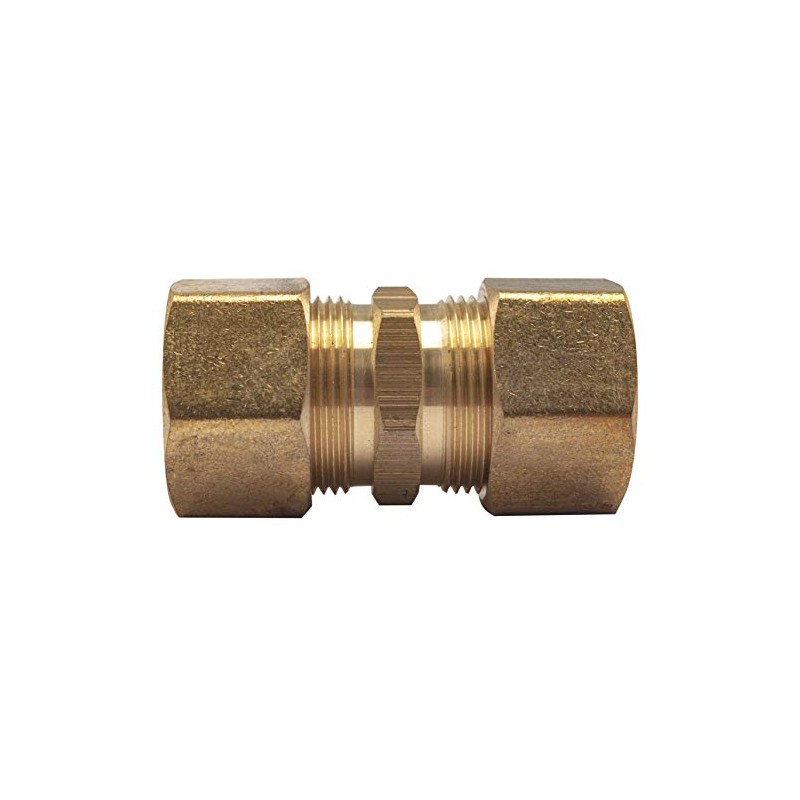 LTWFITTING 3/4-Inch OD Compression Union,Brass Compression Fitting(Pack of 3)