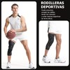 1 Par Rodilleras Deportivas Gym El?sticas Antideslizantes, Xl
