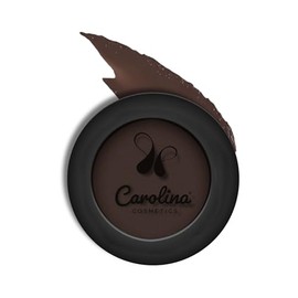 Pomada de cera para cejas a base de plantas de Carolina Cosmetics en tono oscuro, 0,88 oz, vegana, sin gluten, sin OGM, sin parabenos, a base de aceite seco para cejas definidas, prebase, color,