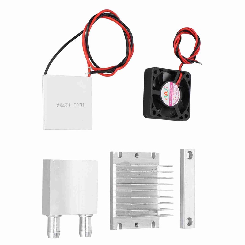 12V Thermoelectric Peltier Cooler Semiconductor Refrigeration Cooling Fan System Heatsink