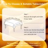 DWCN Table Cloth Wipe Clean Tablecloth Outdoor Table Cloth Waterproof