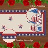 4th of July Table Runner Patriotic Independence Day Table Runner
