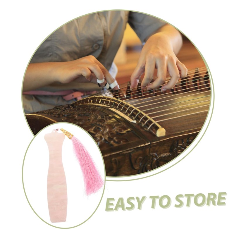 Kisangel Plastic Guzheng Picks Holder Pipa Nails Winding Organizer Nail