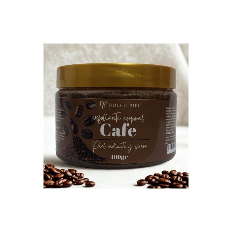 Exfoliante Corporal de Cafe hecho con Azúcar Orgánica con Manteca