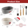 Yomjarl Sourdough Starter Kit,Sourdough Bread Baking Supplies with 2 pack