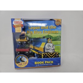 Learning Curve NEW Thomas & Friends Wooden Railway Logan And The Big Blue Engine Book Pack