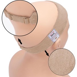 GEX - Banda de agarre para peluca con cierre elástico ajustable, terciopelo flexible, antideslizante, para peluca (beige)