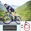 Bicycle Lock 2 Pieces Reinforced Cable 60 cm High Performance