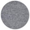 Zeller 27046 Place Mat Felt Approx. Diameter 38 cm Grey