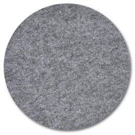 Zeller 27046 Place Mat Felt Approx. Diameter 38 cm Grey