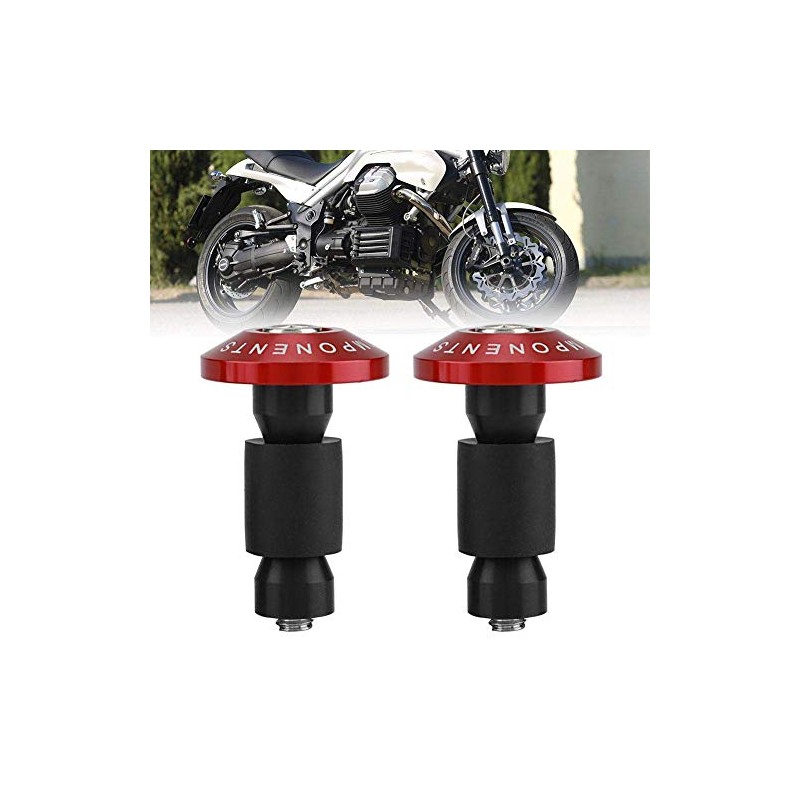 Aramox Motorcycle Handlebar Plug, 22mm 7/8inch Handlebar End Slider Plug