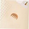 SAFIGLE Static Tooth Comb for Scalp Massage Natural Horn Hair