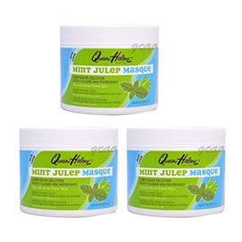 Queen Helene Jar Mint Julep Masque for Oily and Acne Prone Skin, Deeply Cleans and Refreshes, 12 Ounce - 3 Pack