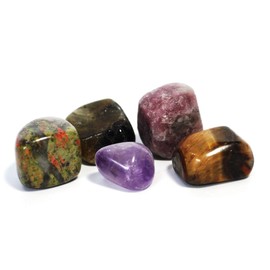 Reiju Crystal Gemstone Tumble Stone Set for Sleep - Gift Wrapped Set
