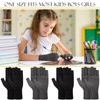 Panitay 4 Pairs Kids Compression Gloves Fingerless Arthritis Gloves Kids