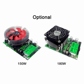 150W 20A Electronic Load Tester Digital LCD Screen Electronic Adjustment Constant Load Meter Battery Capacity Tester Voltmeter Ammeter Multimeter