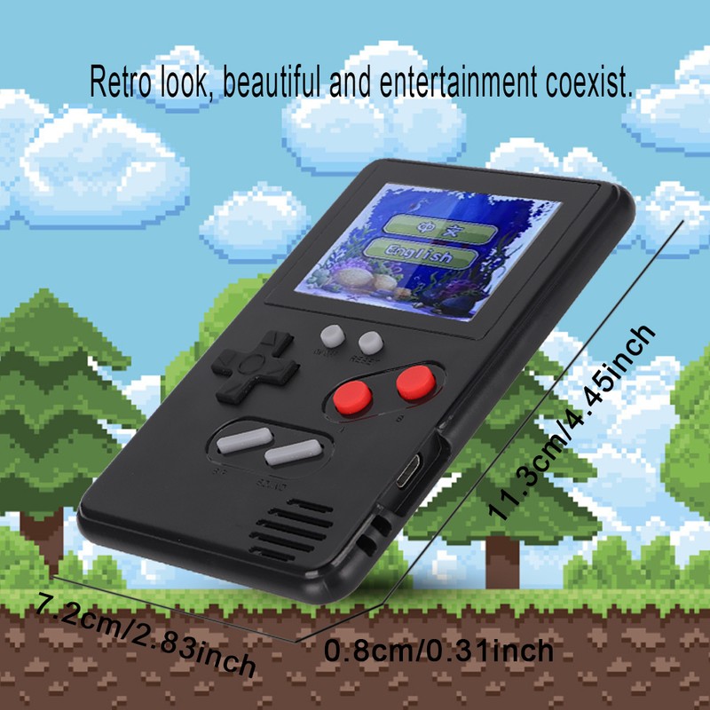 Slim 2.4" HD Color Screen Handheld Game Console LCD Game