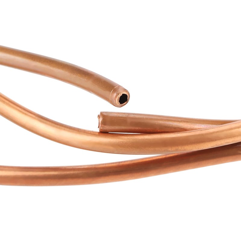 Copper Tube, 2m T2 Soft Copper Coil Tube Pipe, ID
