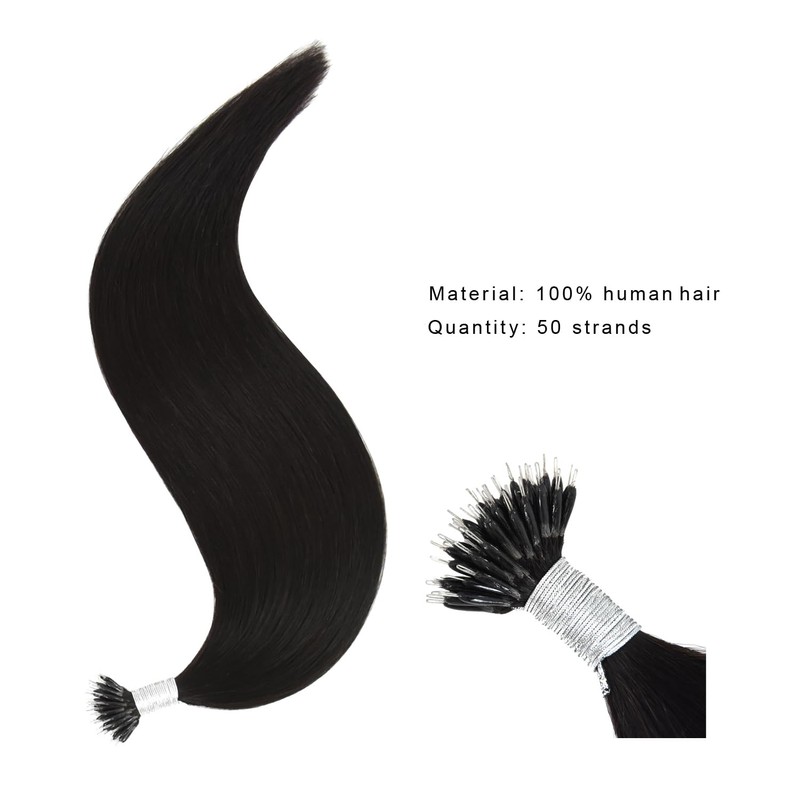 Nanoring Extensions Real Hair Nano Ring Real Hair Extensions 50