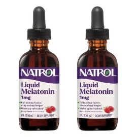 Pack Natrol Melatonina Liquida Gotas Gotero Niños Bebe 1mg