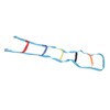 Kids Rope Ladder 6.6ft 6 Steps Colorful Climbing Rope Ladder