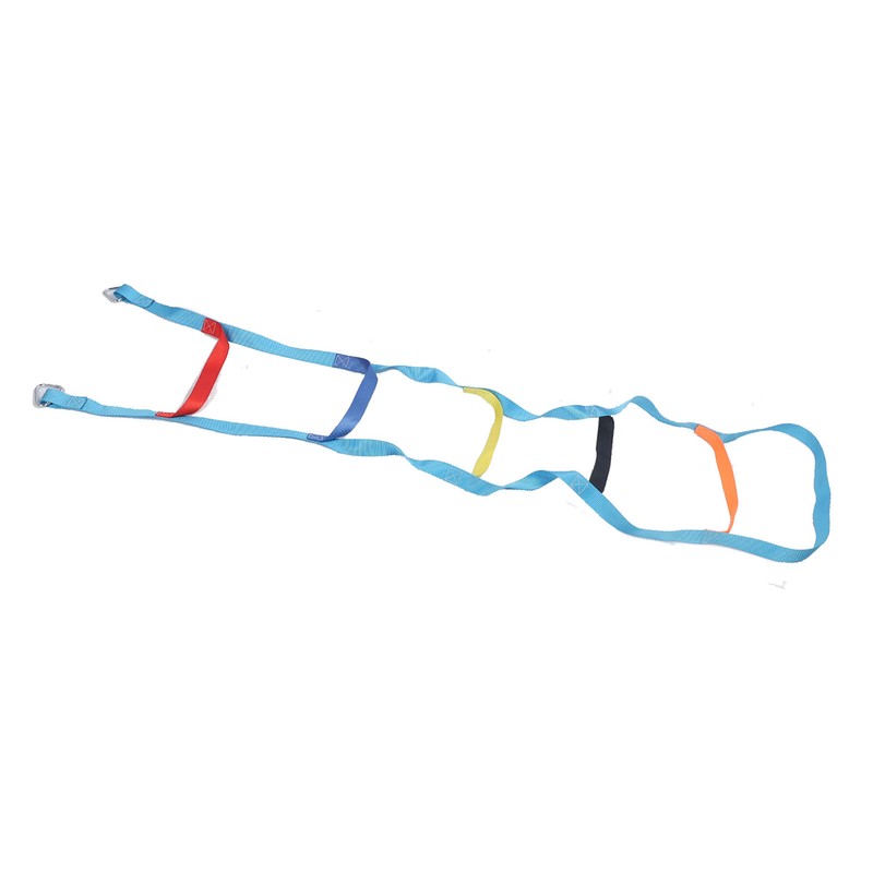 Kids Rope Ladder 6.6ft 6 Steps Colorful Climbing Rope Ladder
