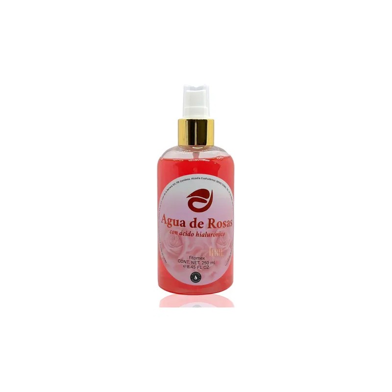 Agua De Rosas Con Ácido Hialuronico 250 Ml Fitomex Momento