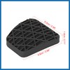 A ABSOPRO Car Auto Vehicle Rubber Black Brake Clutch Pedal