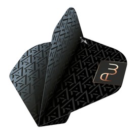 Mission Darts Mission Solo Dart Flight | No. 2 Standard Shape | 100 Micron, Adam Warner, 1 Set of 3 Flights (F4206)