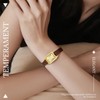 LEO RING Gold Watches for Women Luxury Analog Wrist Watch