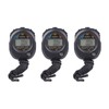 3 PCS Sports Stopwatch High Accuracy Waterproof 40mah Sports Stopwatch