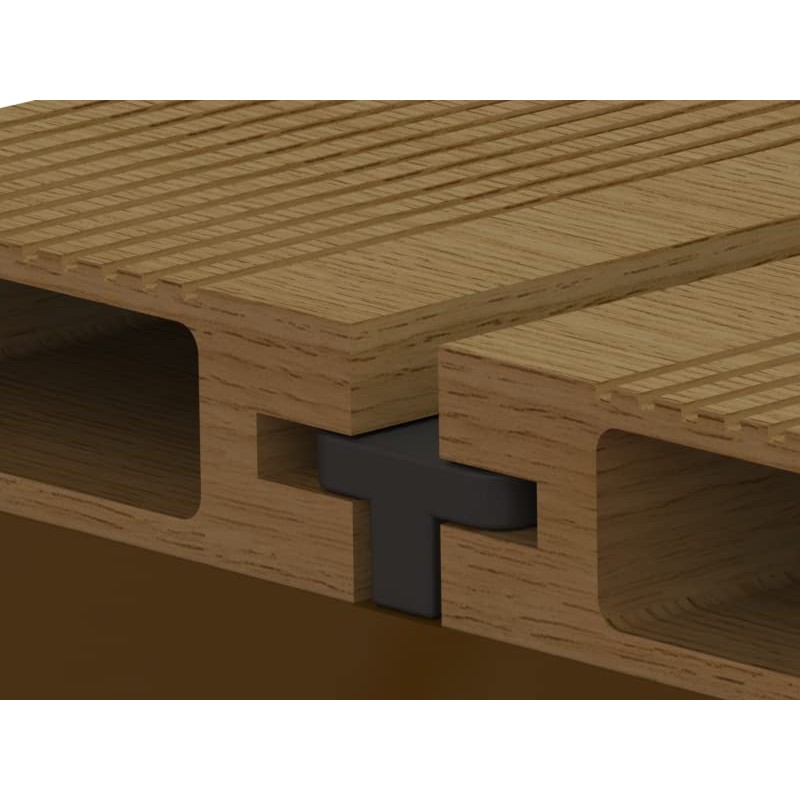 Valdern Plastic Composite Decking Clips with Screws Hidden Deck Fixings