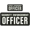 SECURITY E OFFICER 2 EMB PATCHES 4X10 & 2X5 VELCR@