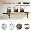 VEVOR Folding Shelf Brackets, 24" Heavy Duty Shelf Brackets, Brackets