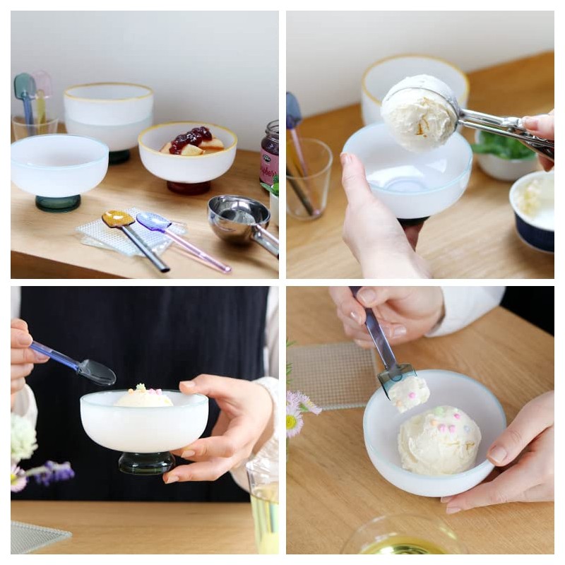 Amabro Snow Bowl amabro SNOW BOWL 1683 White x Amber