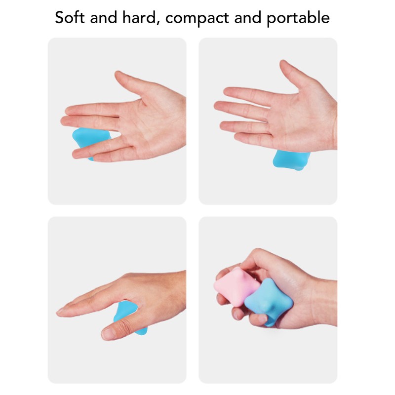 Massage Ball Set 3 Different Silicone Massage Balls for Deep