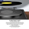 2Pcs Acrylic Turntable Slipmat Record Platter Player 12in Vinyl Slip