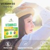 Vitamin D 1000IU 365 Vegetarian Tablets | Optimum Strength Cholecalciferol