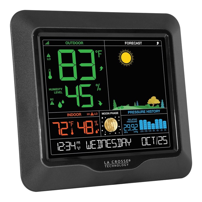 La Crosse Technology Color Forecast Station - Large Display, Temperature/Humidity