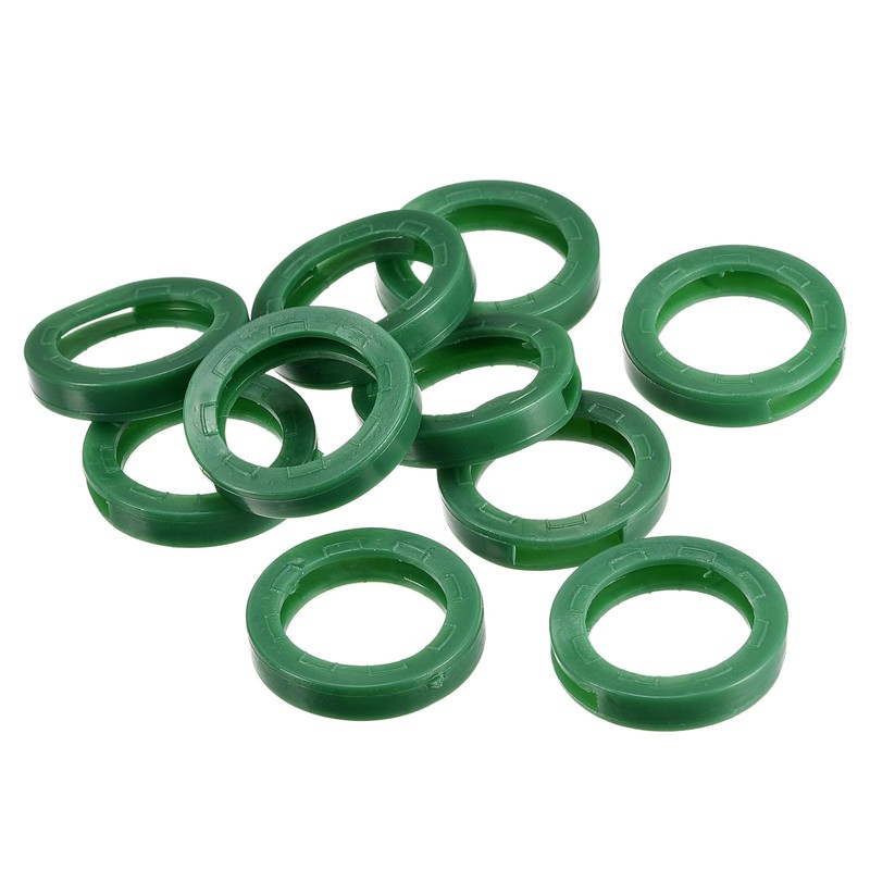 YOKIVE 20個のキーカバー シリコン製のキーキャップ識別子プロテクター | キーアクセサリーマーカー分類タグ 標準的な通常の家に最適（緑 0.43"）