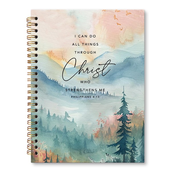 JRTW Christian Notebook Journal, I Can Do All Things Through