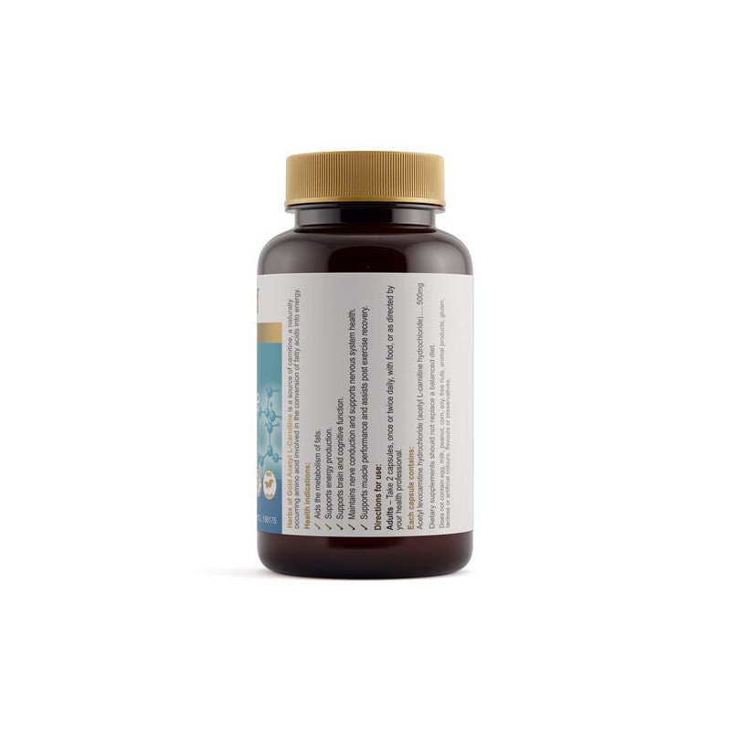 Herbs Of Gold L-Carnitine 60 Capsules