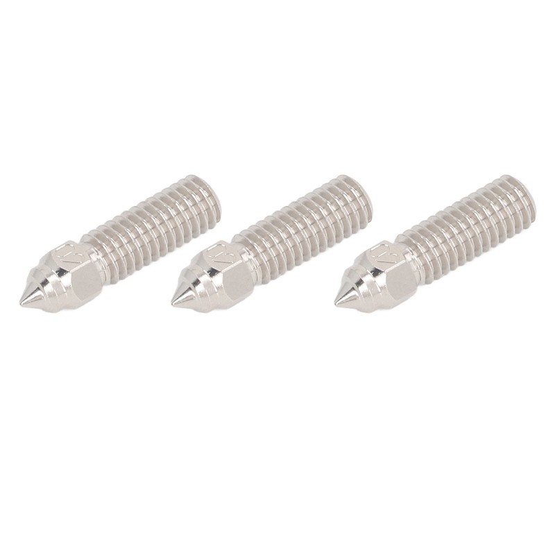 3 Pcs 0.4mm Nozzle M6 Thread High Thermal Conductivity Cr