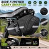 Nylon Bicycle Saddle Bag for Cycling Storage – Waterproof Rear