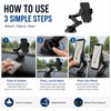 Car Phone Mount for Navigation – Adjustable Height Suction Cup