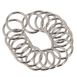 Metal O Ring 38mm Width Strap Adjuster Webbing Belts Buckle Pack of 20