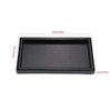 Wooden Tea Tray,Rectangular Black Solid Wood Tea Coffee Snack Fruit