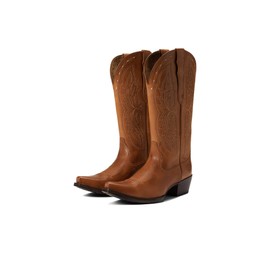 ARIAT BMVY9 Womens Heritage X Toe Elastic Wide Calf Western Boot Treasured Tan 7.5